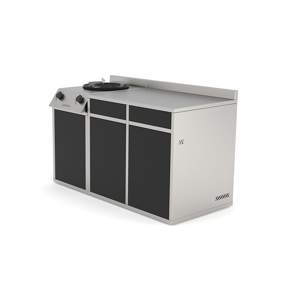 Pack SIDONNIS – Quemador de Gas + Mesa NN Flame + Mesa NN Duo