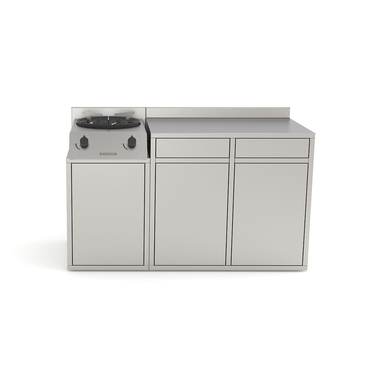Pack SIDONNIS – Quemador de Gas + Mesa NN Flame + Mesa NN Duo