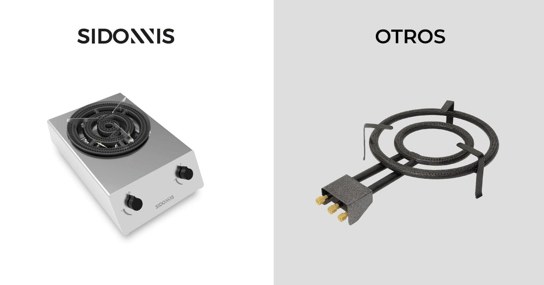 SIDONNIS vs otros quemadores: la comparativa definitiva